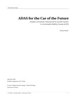 ADAS for the Car of the Future - Interface Concepts for Advanced Driver Assistant Systems in a Sustainable Mobility Concept of 2020 pptx