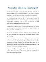 Vì sao phần mềm thống trị cả thế giới? doc