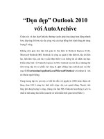 “Dọn dẹp” Outlook 2010 với AutoArchive pdf