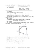 ĐỀ THI HỌC SINH GIỎI TÌNH KHỐI 12 NĂM HỌC 2006 - 2007 TỈNH THỪA THIÊN HUẾ docx