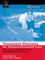 Treatment Planning for Person-Centered Care: The Road to Mental Health and Addiction Recovery docx