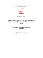 NGHIÊN CỨU ỨNG DỤNG CÁC GIAO THỨC VÀ CÔNG NGHỆ TRUYỀN DỮLIỆU TRÊN MẠNG MÁY TÍNH KHÔNG DÂY MẮT  LƯỚI