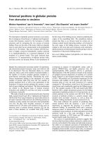 Báo cáo khoa học: Universal positions in globular proteins From observation to simulation ppt