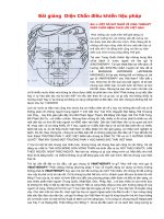 Bài giảng Diện Chẩn điều khiển liệu pháp pptx