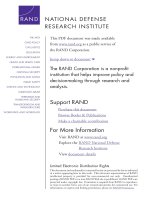 THE ARTS CHILD POLICY CIVIL JUSTICE EDUCATION ENERGY AND ENVIRONMENT HEALTH AND HEALTH CARE docx