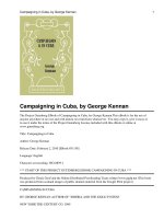 Campaigning in Cuba ppt