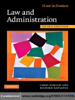 Law and Administration Third Edition pot