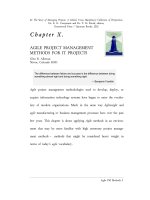 AGILE PROJECT MANAGEMENT METHODS FOR IT PROJECTS pptx