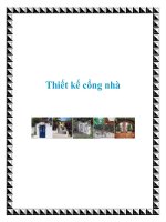 Thiết kế cổng nhà pdf