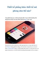 Thiết kế phẳng khác thiết kế mô phỏng như thế nào? doc