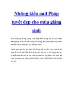 Những kiểu nail Pháp tuyệt đẹp cho mùa giáng sinh potx