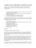 Tìm kiếm văn bản của DB2, Phần 1: Tìm kiếm toàn văn bản potx