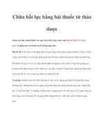 Chữa bất lực bằng bài thuốc từ thảo dược pptx