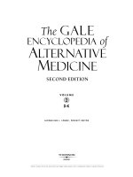 The Gale Encyclopedia of Alternative Medicine, Second Edition - VOLUME 2 pptx