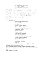 Đề Thi Thử Vào Lớp 10 Văn 2013 - Phần 2 - Đề 6 pptx