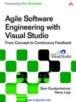 Agile Software Engineering with Visual Studio: From Concept to Continuous Feedback potx