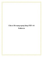 Chia sẻ file mạng ngang hàng (P2P) với Folders potx