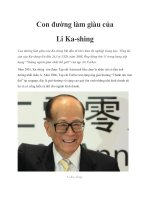 Con đường làm giàu của Li Ka-shing pot