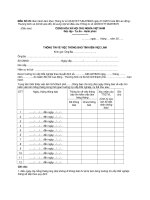 MẪU THÔNG TIN VỀ VIỆC THÔNG BÁO TÌM KIẾM VIỆC LÀM ppt