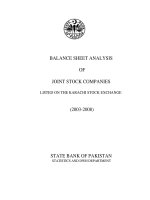 financial statement analysis  1