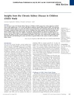 Insights from the Chronic Kidney Disease in Children (CKiD) Study potx