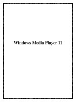 Windows Media Player 11 docx