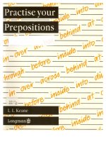practise your prepositions
