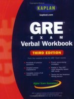 Kaplan GRE Verbal Exam