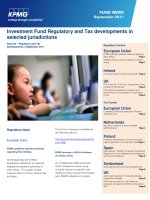 Issue 84 – Regulatory and Tax Developments in September 2011 pot