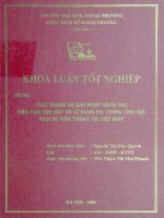 Thực trạng và giải pháp nâng cao hiệu quả thu hút và sử dụng FDI trong lĩnh vực dịch vụ viễn thông tại Việt Nam
