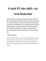 4 cách F5 cho chiếc váy trơn hoàn hảo docx