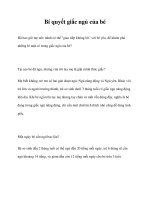 Bí quyết giấc ngủ của bé docx