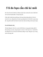 5 lí do bạn cần chì kẻ môi potx