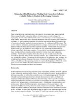 Enhancing Global Education: Making Steel Connection Sculpture Available Online to Students in Developing Countries doc