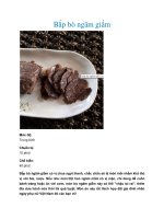 Bắp bò ngâm giấm ppt