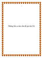 ‘Những bài ca dao chủ đề gia tộc đương đại ppt