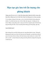 Mẹo tạo góc lưu trữ ấn tượng cho phòng khách docx