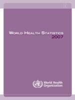 WORLD HEALTH STATISTICS 2007 doc