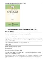 A Concise History and Directory of the City of Norwich for 1811 pptx