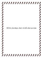 Để bé yêu được chơi với đồ chơi an toàn docx