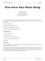 Tôm Hùm Xào Hành Gừng pdf