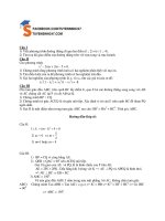 Đề Thi Thử Lớp 10 Toán Học 2013 - Phần 4 - Đề 9 pot