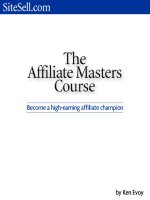 The Affiliate Masters Course pot