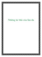 Những kẻ thù của làn da pptx