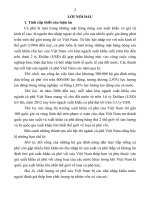 Thu nhập của hộ gia đình trồng cà phê trong quá trình Việt Nam hội nhập kinh tế quốc tế