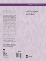 South-South Migration and Remittances By Dilip Ratha William Shaw ppt