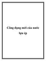 Công dụng mới của nước lựu ép pptx