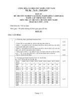 đáp án đề thi lí thuyết tốt nghiệp khóa 3 - lập trình máy tính - mã đề thi ltmt - lt (34)
