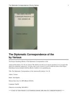 The Diplomatic Correspondence of the American Revolution, Vol. IX doc