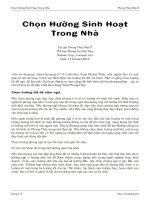 Chọn Hướng Sinh Hoạt Trong Nhà pdf